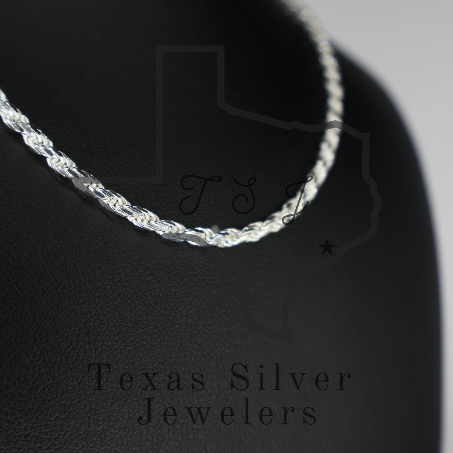 Sterling Silver Rope Chain - 2.8mm