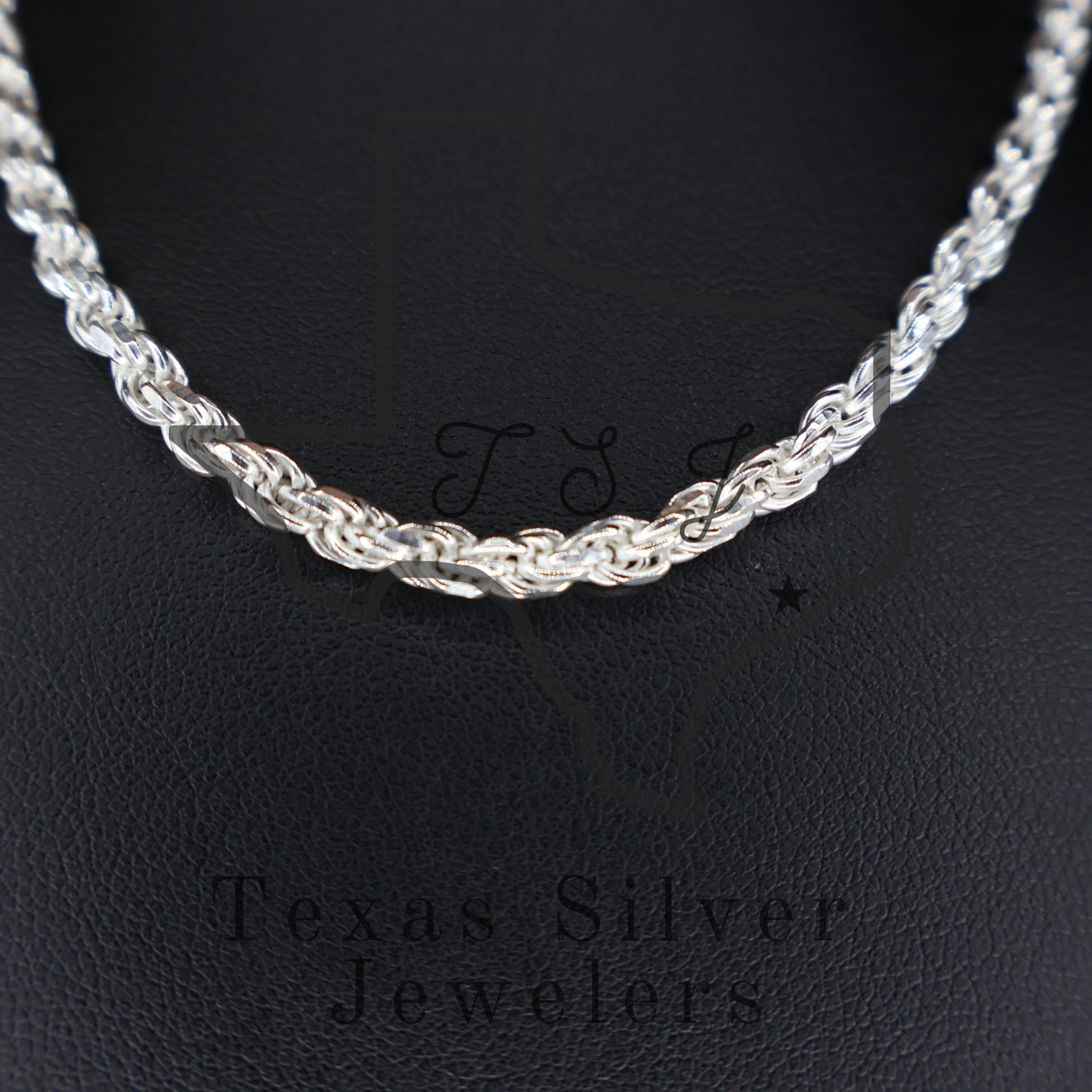 Sterling Silver Rope Chain - 3.8mm