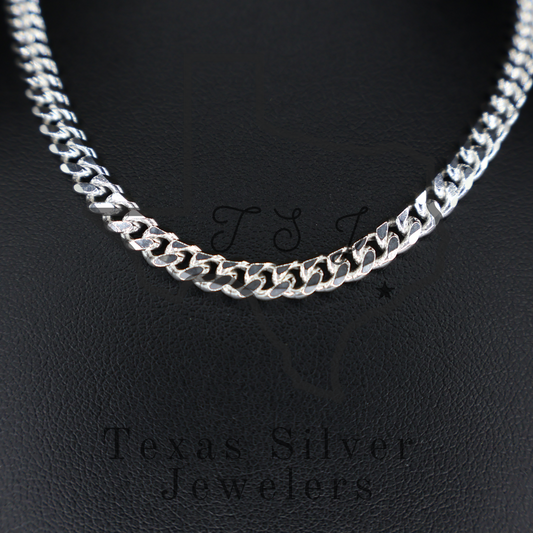 Sterling Silver Curb Chain - 5mm