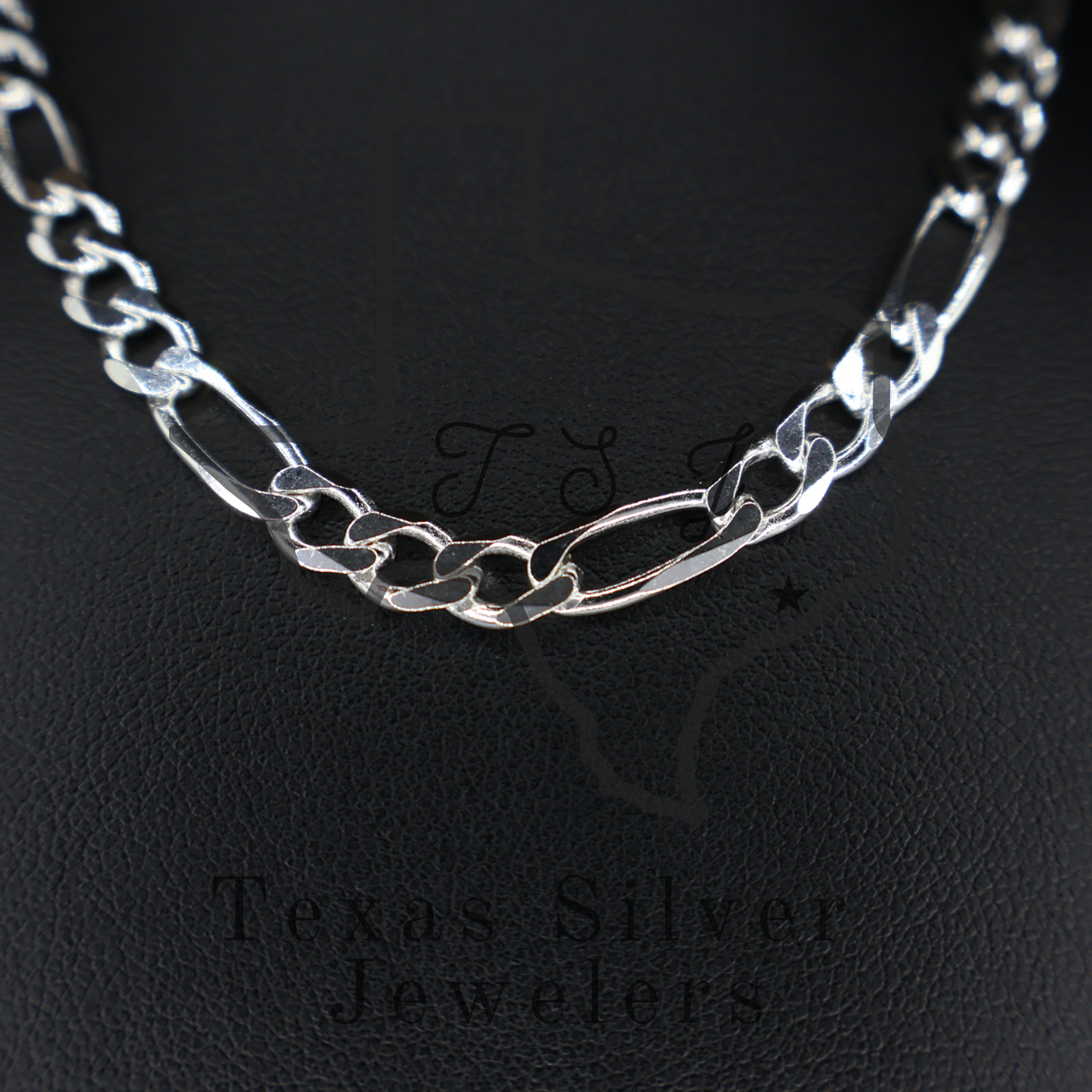 Sterling Silver Figaro Chain - 5.5mm