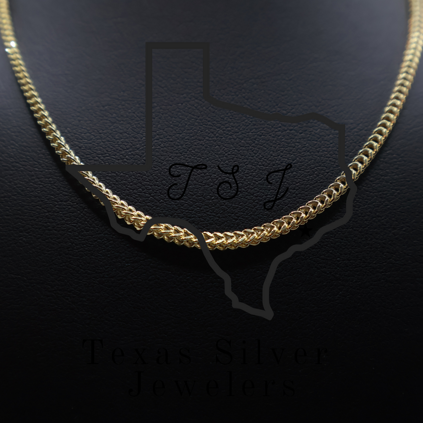 10kt Gold Hollow Franco Chain - 2.2mm