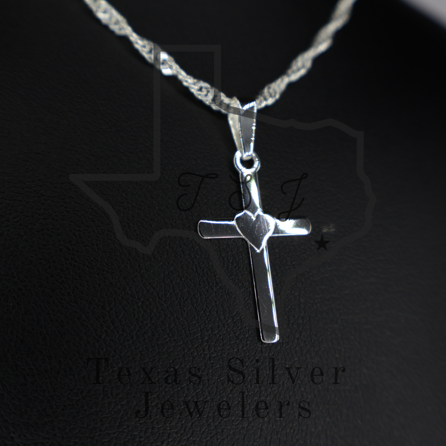 Youth Necklace with Cross My Heart Pendant