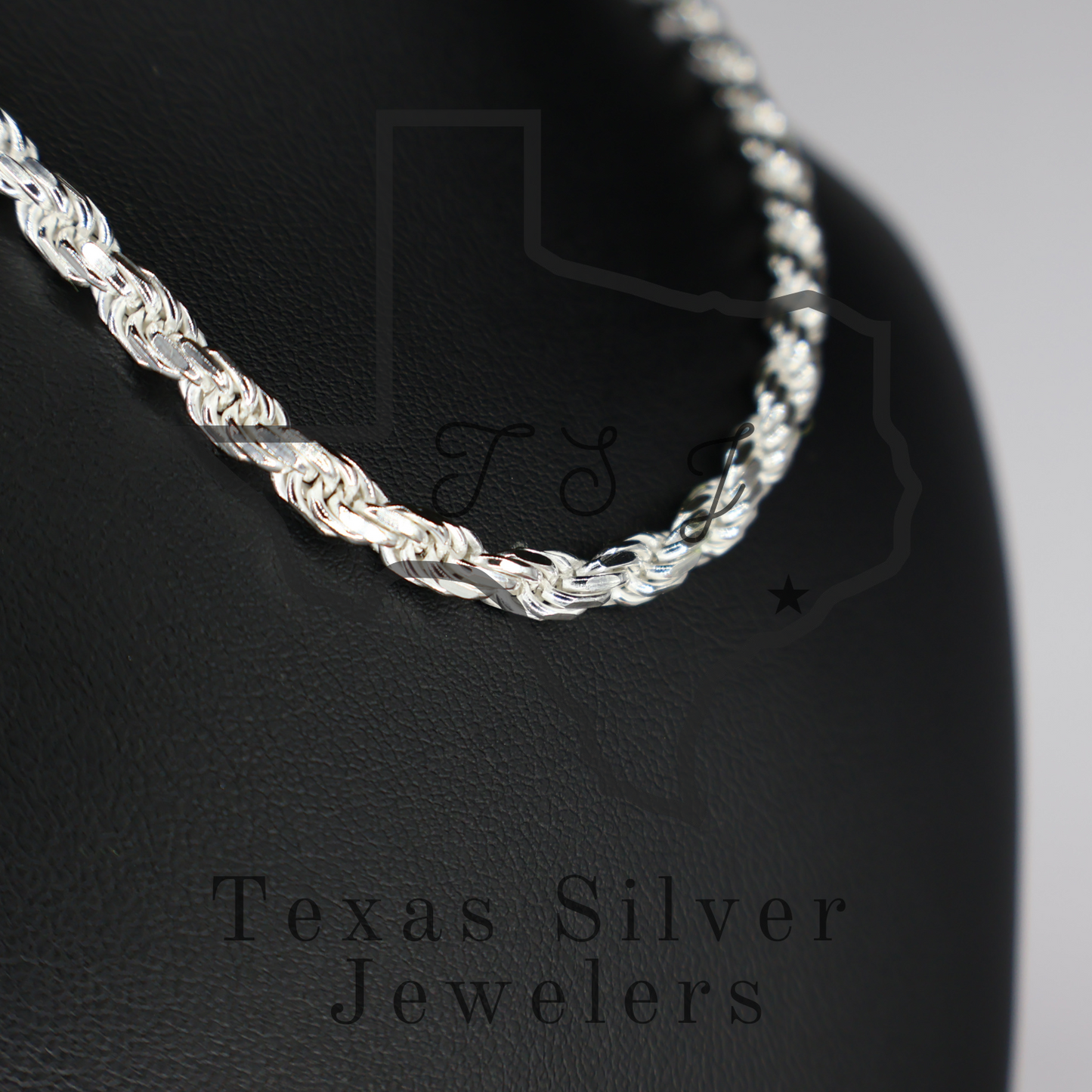 Sterling Silver Rope Chain - 4.75mm